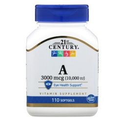 A vitamin 3000mcg ( 10.000 IU )110 db softgels  21 CENTURY