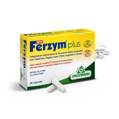 Ferzym® plus kapszula - 7 milliárd élő probiotikum prebiotikummal, vitaminokkal, méhpempővel