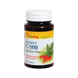 500mg C-vitamin csipkebogyóval 100db 500mg C-vitamin csipkebogyóval 100db