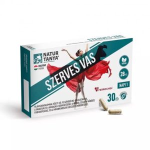 Natur Tanya® VAS-BISZGLICINÁT - Világszabadalommal védett szerves vas és BioPerine® (fekete bors kivonat)